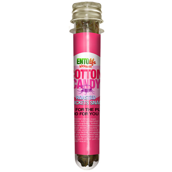 Mini-Kickers Cotton Candy Flavored Cricket Snack