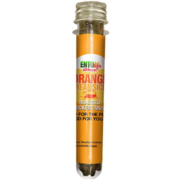 Mini-Kickers Orange Creamsicle Flavored Cricket Snack