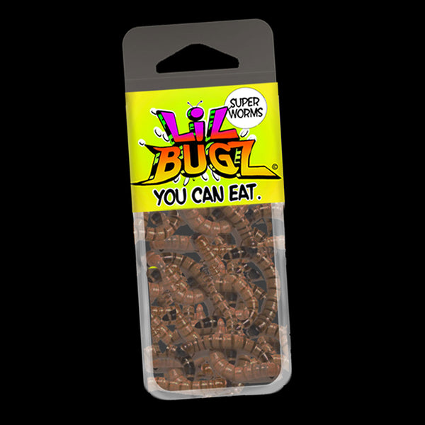 Lil Bugz You Can Eat 4 Pack | Edible Insects | Scorpion - Black Ants - Superworms - Crickets