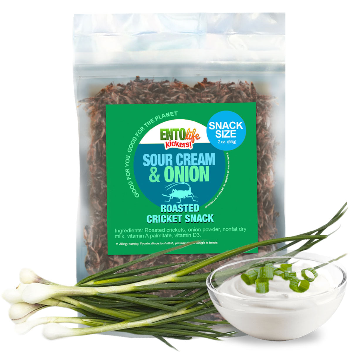 Sour Cream & Onion Crickets You Can Eat Bugs