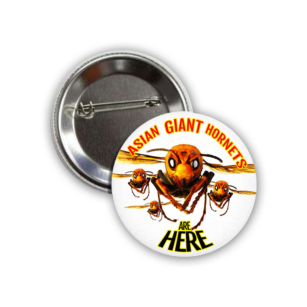 1" Button | Asian Giant Hornet
