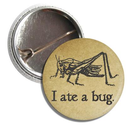 1" Button | ATE A BUG - VINTAGE