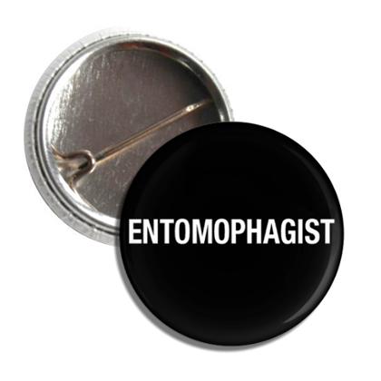 1" Button | ENTOMOPHAGIST - Black