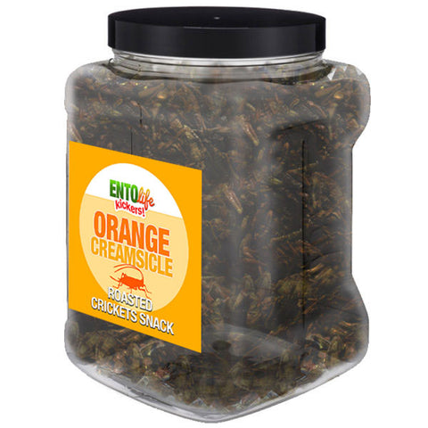 Orange Creamsicle Flavored Cricket Snack - Pound Size