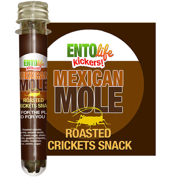 Full Set of 10 Mini-Kickers Flavored Cricket Snacks | Edible Insects | Bugs You Can Eat