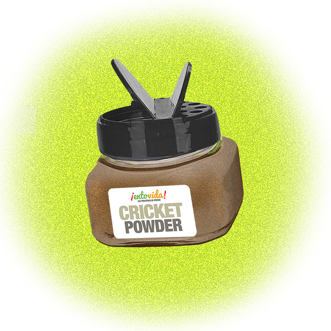 Prebiotic Cricket Protein Powder - 4 Ounce Flip-Lid Jar