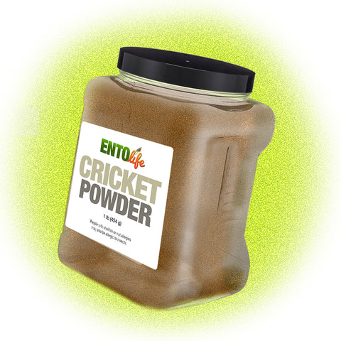 Prebiotic Cricket Powder - 1 Pound Grip Jar